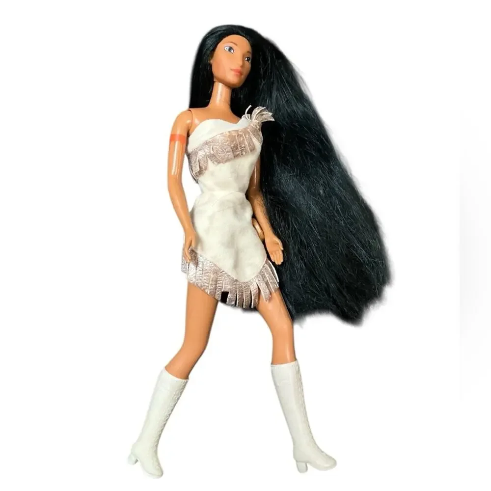 Disney Barbie Pocahontas Vintage 1966 Doll EUC